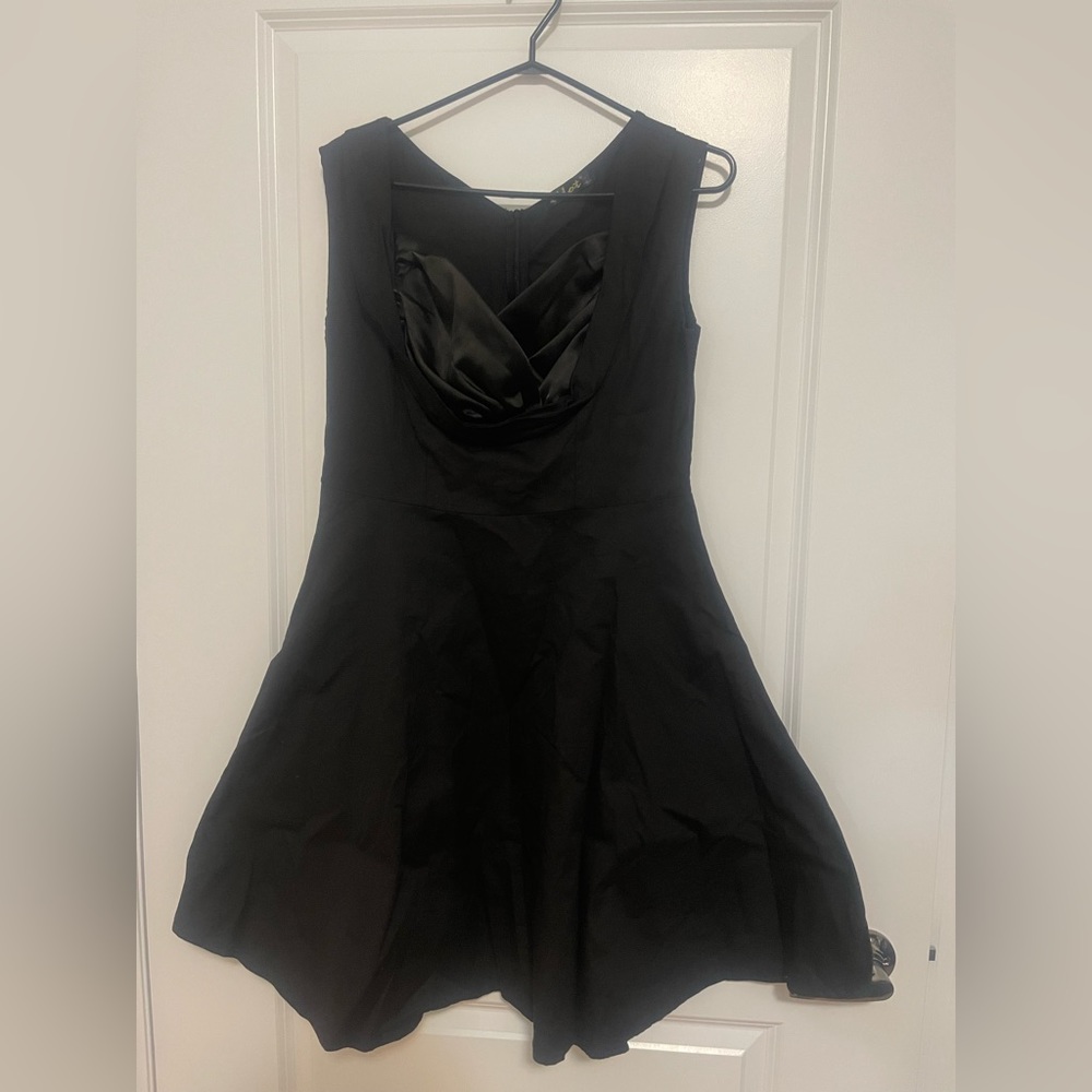 2/$15❗️Beautiful black dress by iHot with satin insert